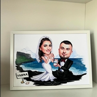Персонализирана Карикатура в Рамка