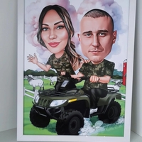 Персонализирана Карикатура в Рамка