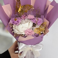 Мини лилав букет