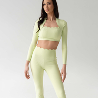 Блуза curly green