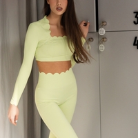 Блуза curly green