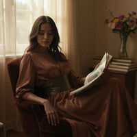 Дамска елегантна рокля „Wine Whisper“