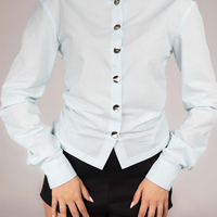 'AGLAIA' SHIRT IN BLUE BAY