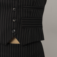 'JADE' Pinstripe Vest