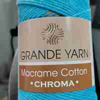 Макраме-GRANDE YARN COTTON CHROMA/Y9