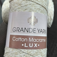 МАКРАМЕ- GRANDE YARN COTTON LUX/124GY