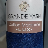 МАКРАМЕ- GRANDE YARN COTTON LUX/140GY