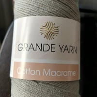 МАКРАМЕ- GRANDE YARN COTTON/123GY