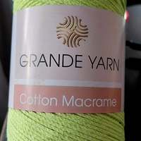 МАКРАМЕ- GRANDE YARN COTTON/201GY