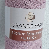 МАКРАМЕ- GRANDE YARN COTTON LUX/132