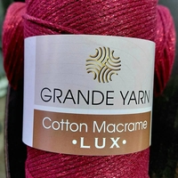 МАКРАМЕ- GRANDE YARN COTTON LUX/139GY