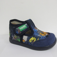 Детски ортопедични пантофи TODOR Blue crazy dino 21/29