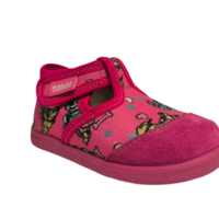 Детски ортопедични пантофи TODOR Dark pink Paw