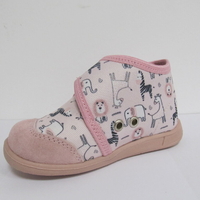 Детски ортопедични пантофи TODOR Pink cuttie animals