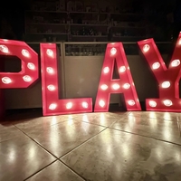 Цветни светещи надписи