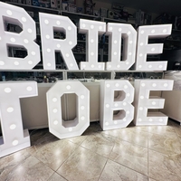 Светещ надпис BRIDE TO BE (на ток/батерии)