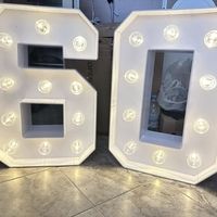 Светещи цифри на батерии