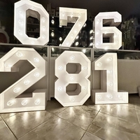 Светещи цифри на батерии