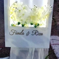 Светеща кашпа за цветя