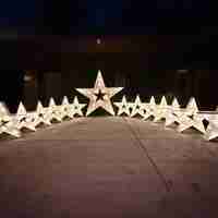 Светещи звезди на батеии/ток