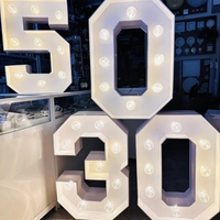 Светещи цифри на батерии