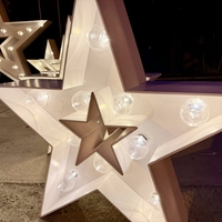 Светещи звезди на батеии/ток