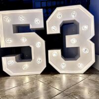 Светещи цифри на батерии