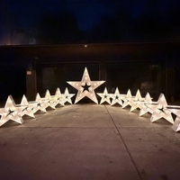 Светещи звезди на батеии/ток