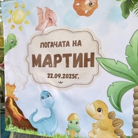 Месал/Платно за погача “Динозаври”