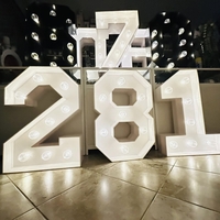 Светещи цифри на батерии