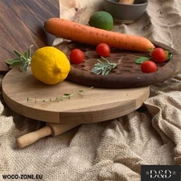 Кръгла дъска ръчна изработка, диаметър 24 см