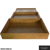 Дървени подноси с височина на борда 65 мм