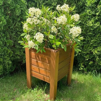 Дървена кашпа – повдигната | Linea Garden