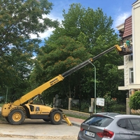 Услуги с челен товарач