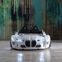 Легло кола - GTM Premium - бял