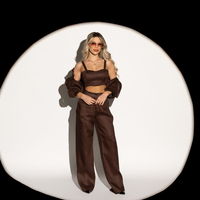 Helena linen trousers