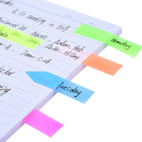 Самозалепващи индекси PVC стрелнка Неон