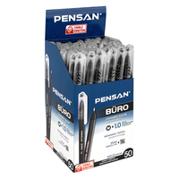 Химикалка Pensan Büro TC Ball 1.0 mm ЧЕРЕН