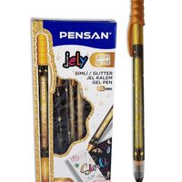 Химикалка Pensan Neon Jely Gliter 1.00 мм Златен