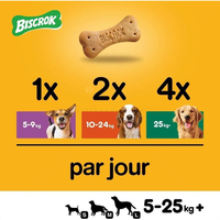Кокалчета с пилешко, говеждо и агнешко месо PEDIGREE Biscrok Multi mix, 500 гр