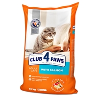 CLUB 4 PAWS ADULT SALMON Пълноценна, премиум храна за котки