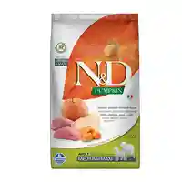 N&D Dog Pumpkin с глиганско месо, тиква и ябълка за кучета от средни и едри породи над 1 година