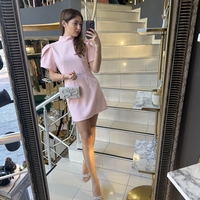 Рокля Кларинс розова