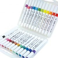 Маркери акрилни Artist Soft Brush, 24 цвята в PP кутия