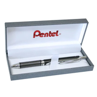 Ролер Pentel BL407 0.7 мм черен + кутия