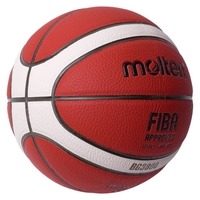 Баскетболна топка Molten B5G3800, FIBA Approved, Кожена, Размер 5