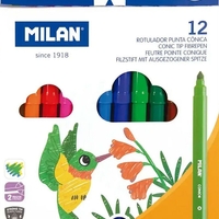 Комплект флумастери Milan Conic - 12 цвята