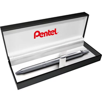 Ролер Pentel BL407 0.7 мм сребро + кутия