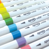 Маркери акрилни Artist Soft Brush, 24 цвята в PP кутия