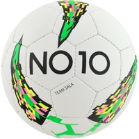 Топка за футзал NO10 FUTSAL TEAM SALA, БЯЛА, Размер 4, Ръчно шита